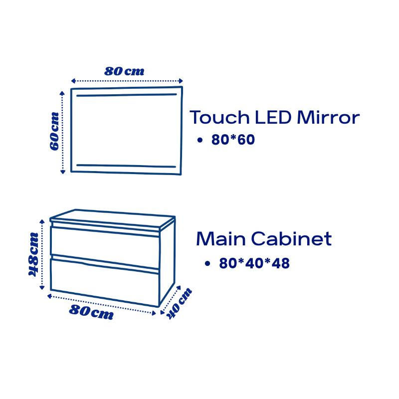 کابینت روشویی کد S-8040 - Image 5